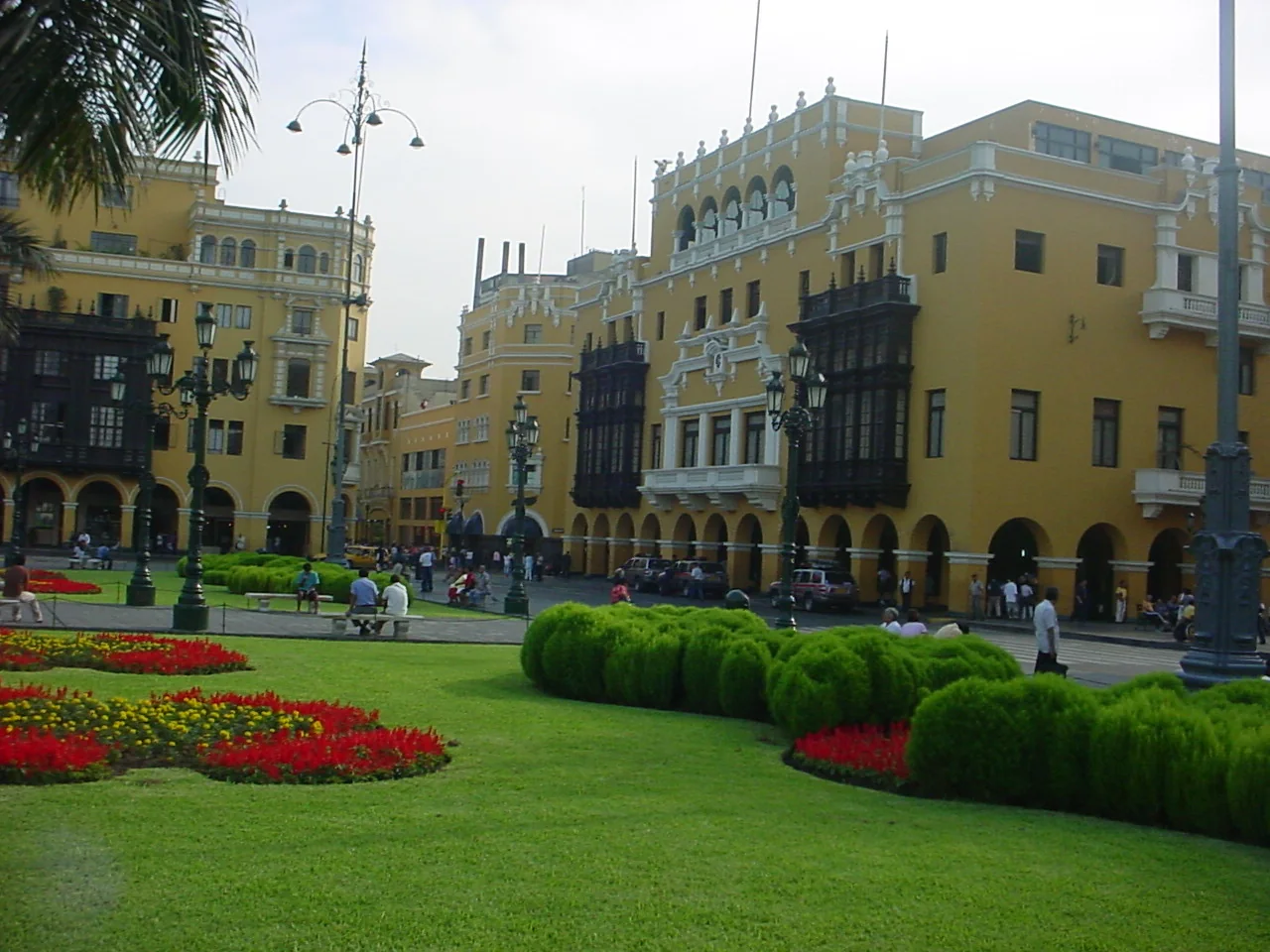 Lima: os edifícios históricos da Plaza Mayor. Foto da cidade, não da competição.
