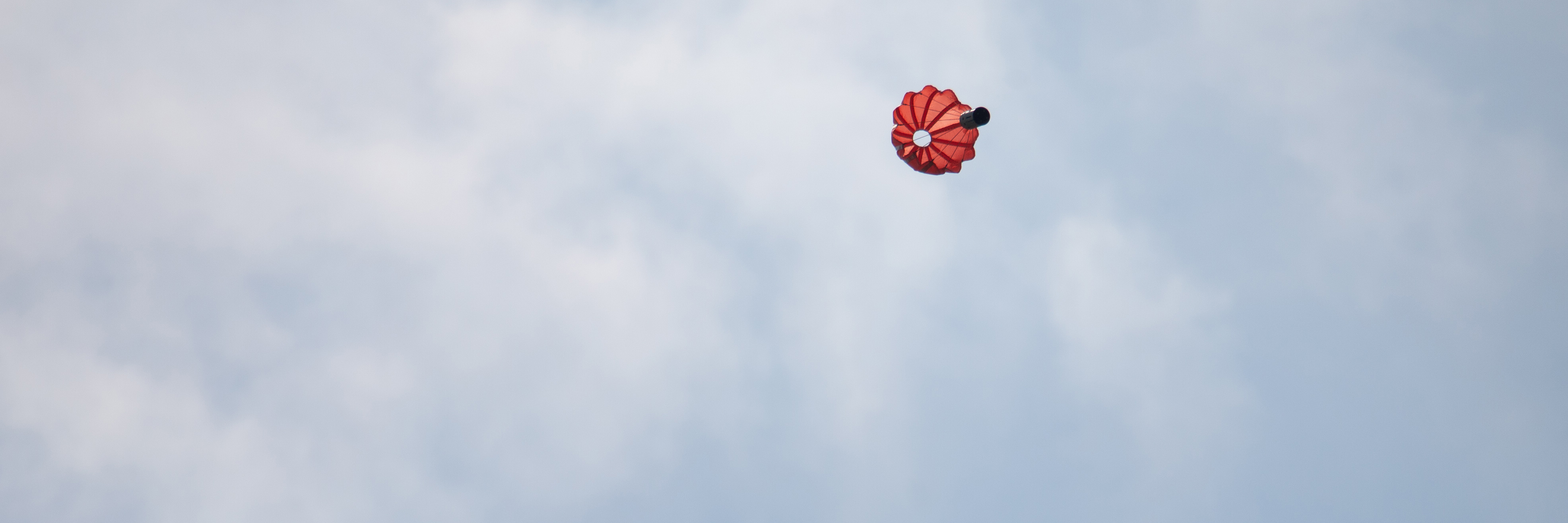 Figure 3. CanSat descent, viewed from below. ©ESA, 2020 [10].