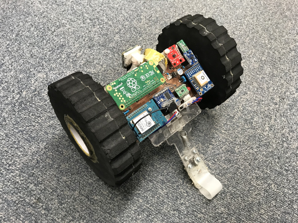 Figure 5. ARLISS two-wheel rover. Saito and Akiyama [9].